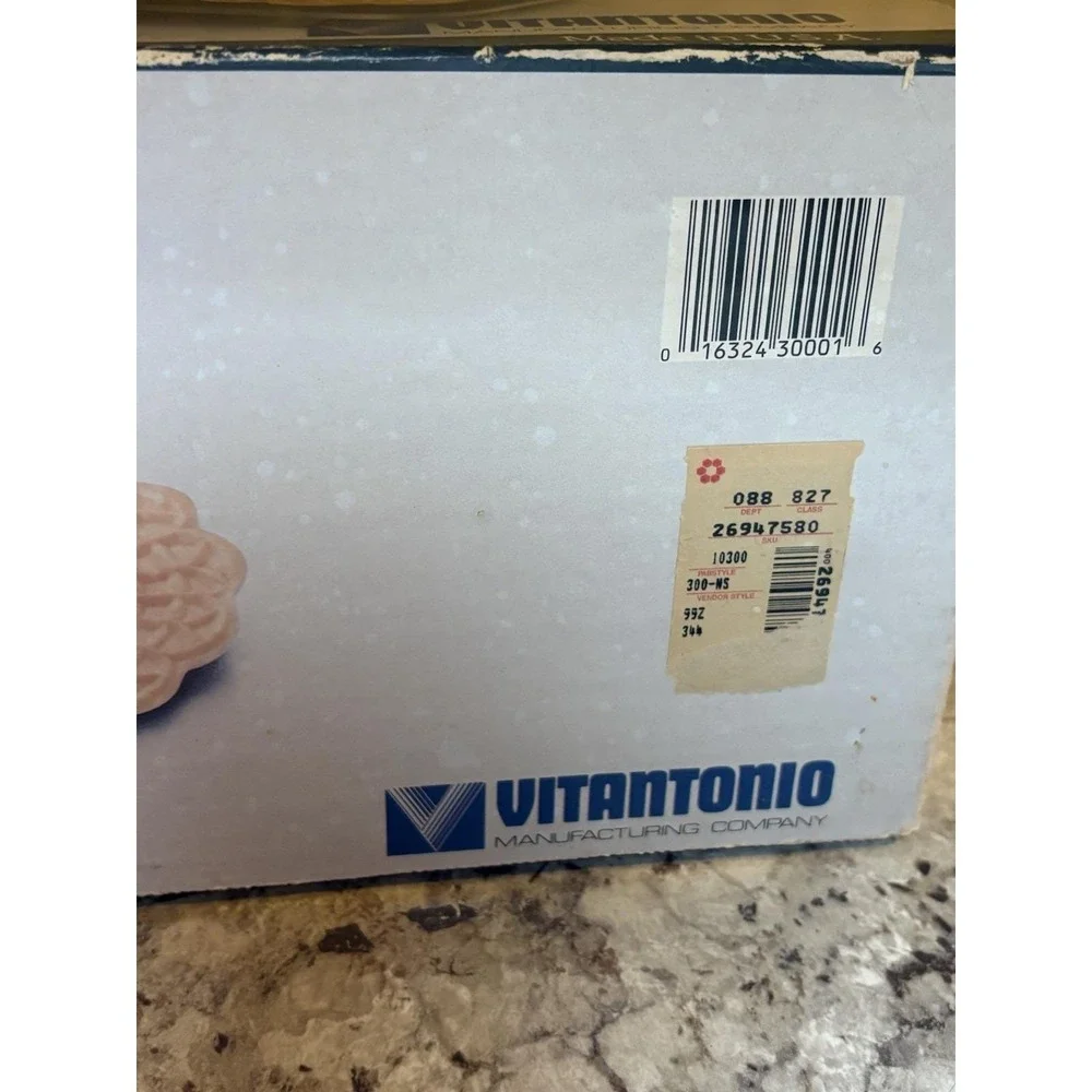 Vitantonio Pizzelle Chef 300-NS Italian Cookie Maker USA Vintage 1989 Open Box